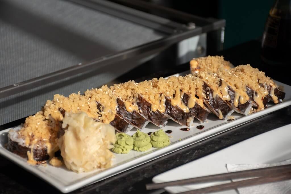 The captain's roll is a menu item that Wood himself eats often. He was a sushi chef for 20 years before they opened The Humble Lotus. Photo by John Dalusong